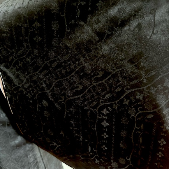 Haori Jacket Vintage(1950-1980) Black Floral pattern - Picture 9 of 9